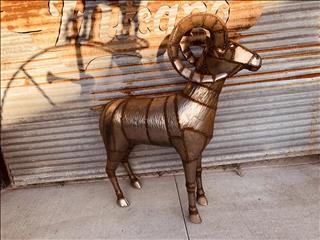 Desert Ram sculptural art , metal art, sheet metal art, is one of the things that separate our store(..)