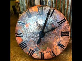 This is the last copper clock I made. I am wanting 249.00 for this great looking clock. By the way; (..)