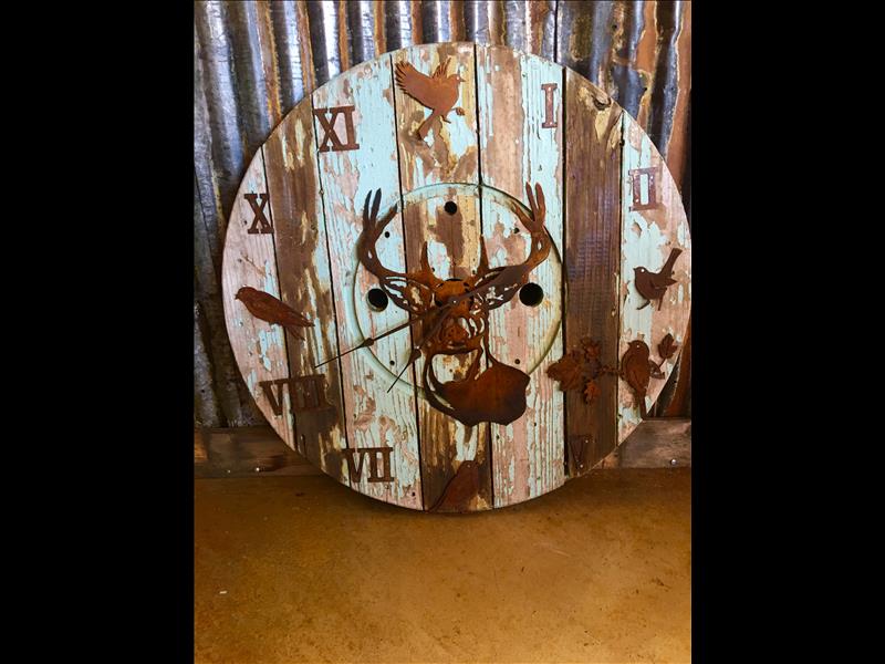 Love to make these deer head clocks. If you're looking for some Nevada, we got it.<br/>