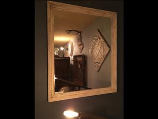This great looking vintage mirror has an awesome finish on it for 129.00