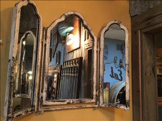 This triple arch mirror is heavy at 389.00 it's magical. 