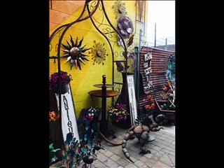 Come Check Out Our Great Scultures And Metal Art. 