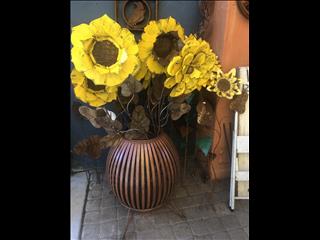 Sunflower - yard art 