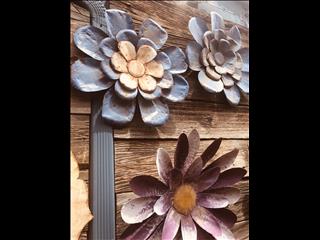 Wall art w a desert feel . Handmade wall decor / Garden art . Locally made of course .<br/>