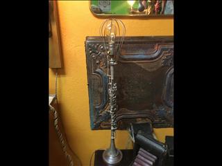 These silver clarinets are super vintageee. at 239.00 you get some silver and a lamp.<br/>