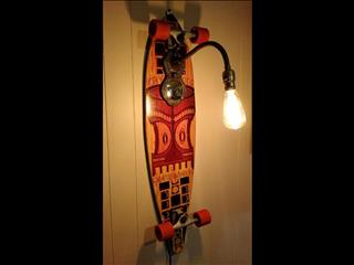 Skateboard lamps are the most fun. EVER