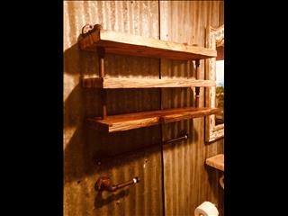Barn wood shelf 