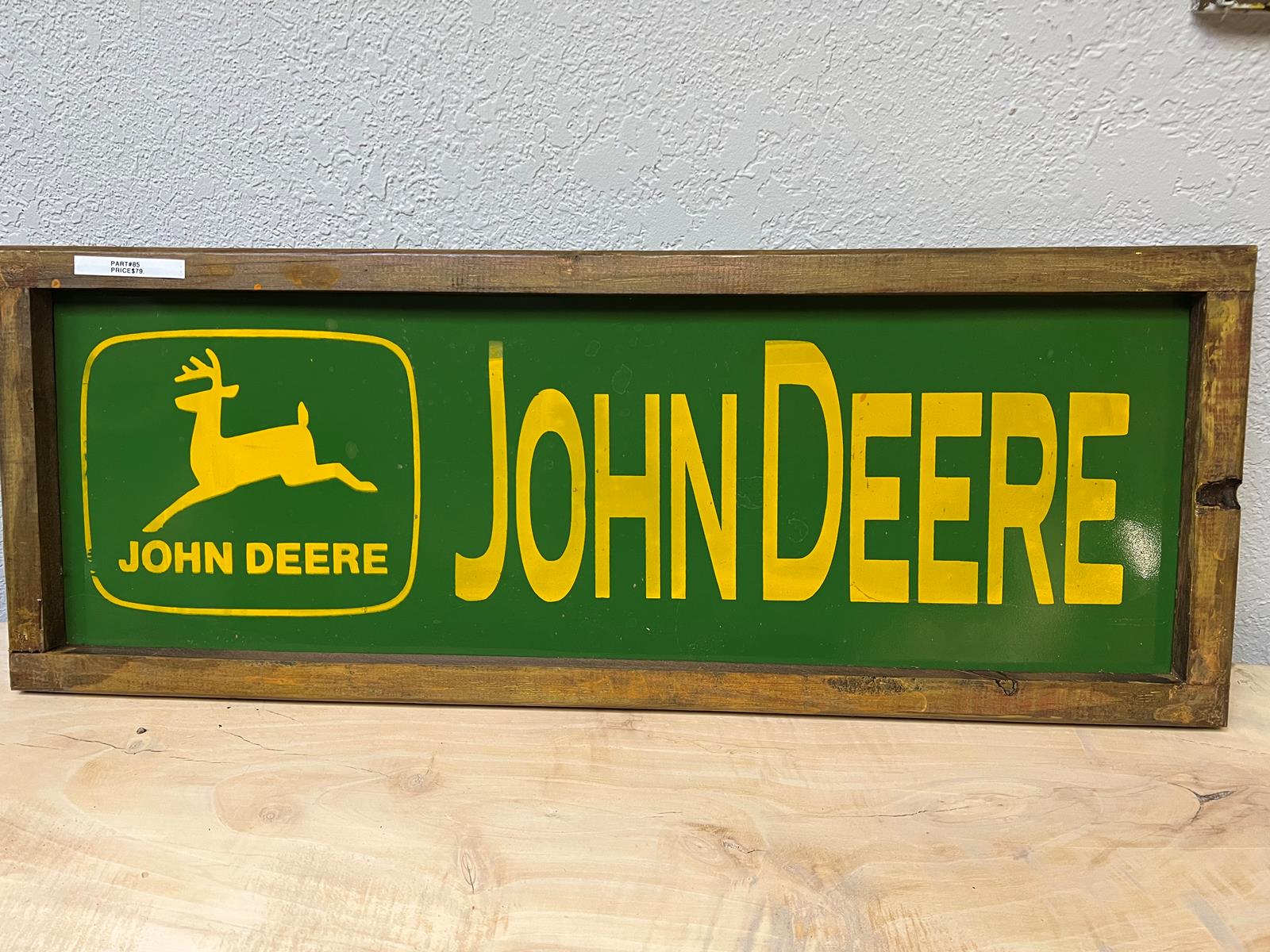 John deer sheet metal sign  2