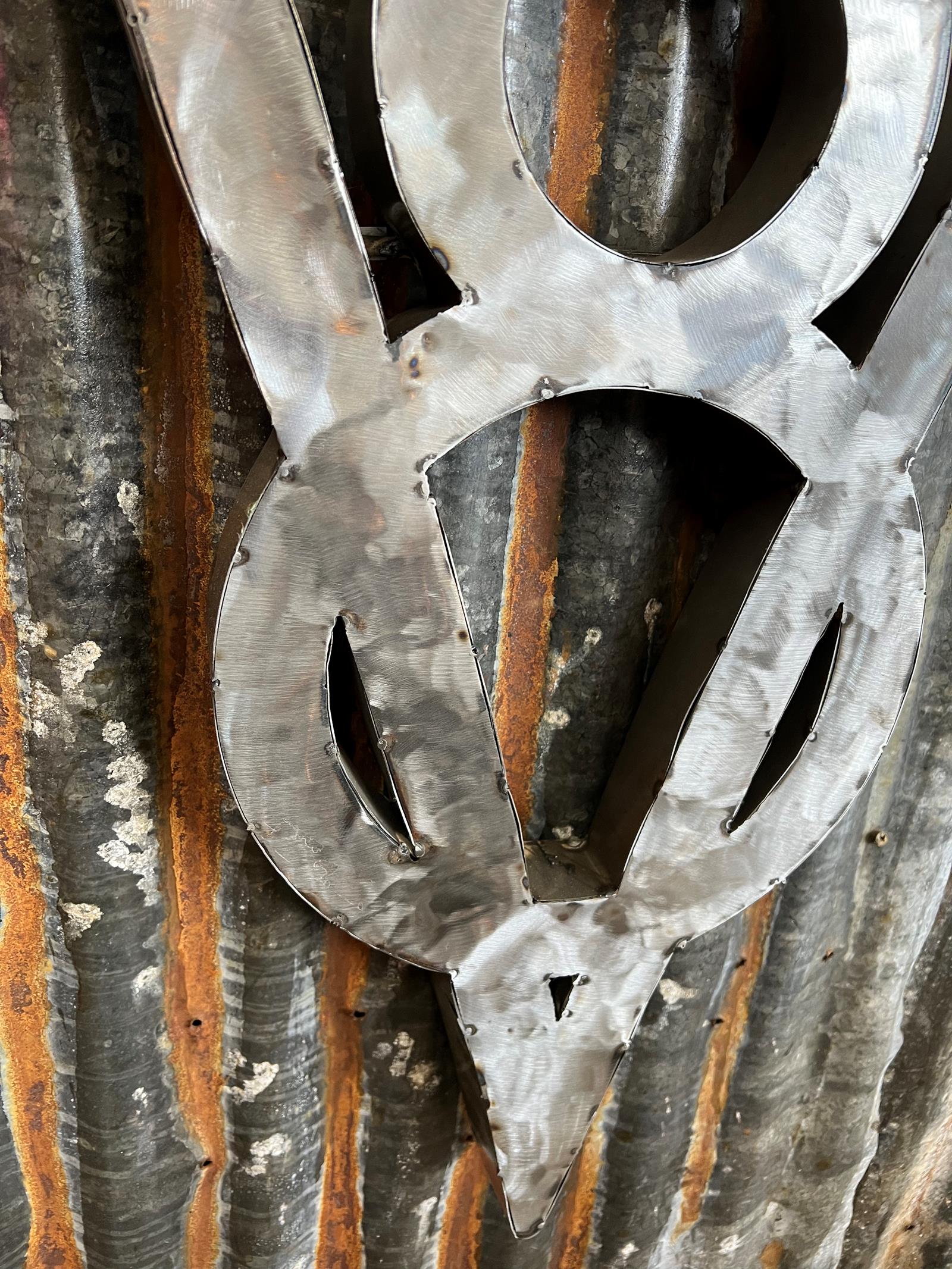 V8 sheet metal sign  2