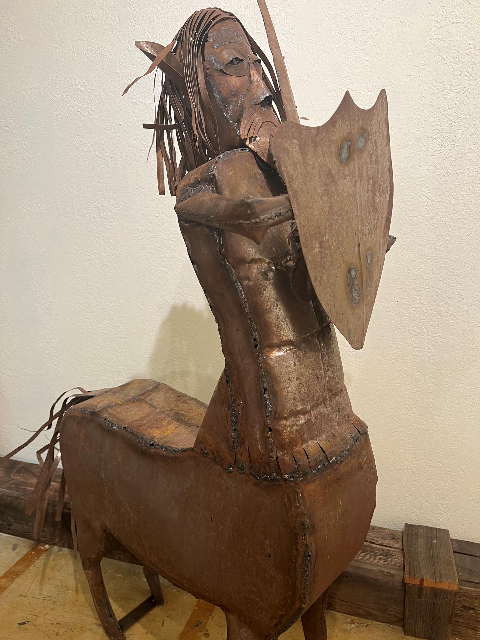 Minotaur metal sculpture (medium size) 5