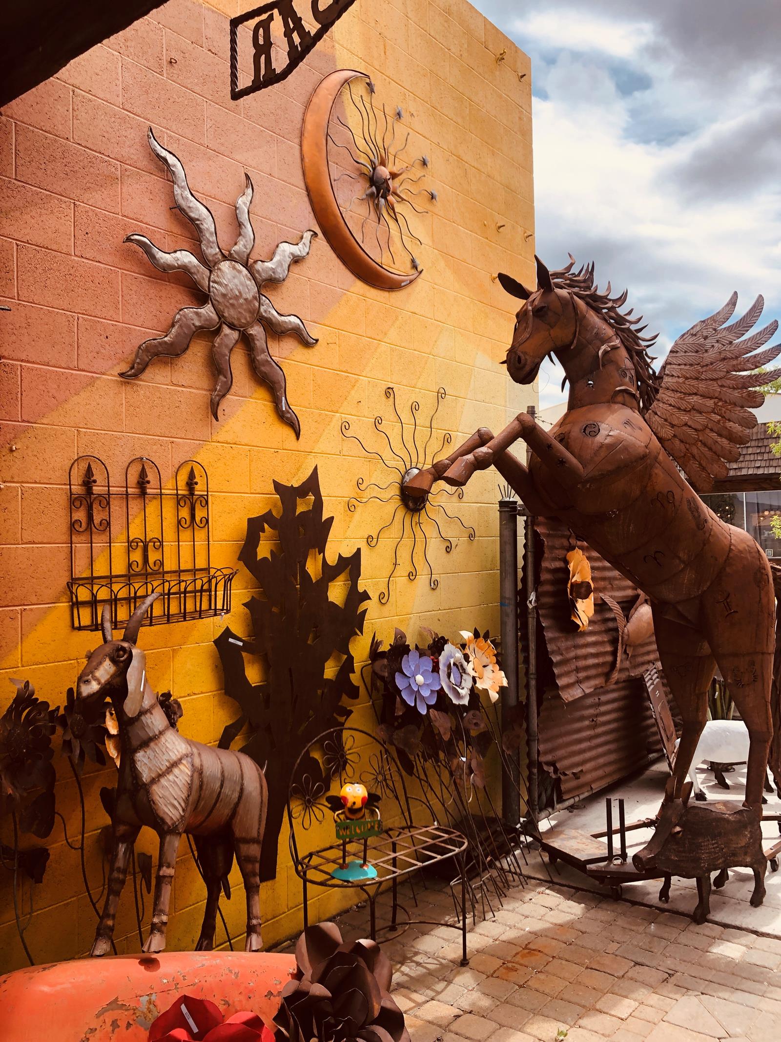 Extra Large Metal Pegasus Statue 1