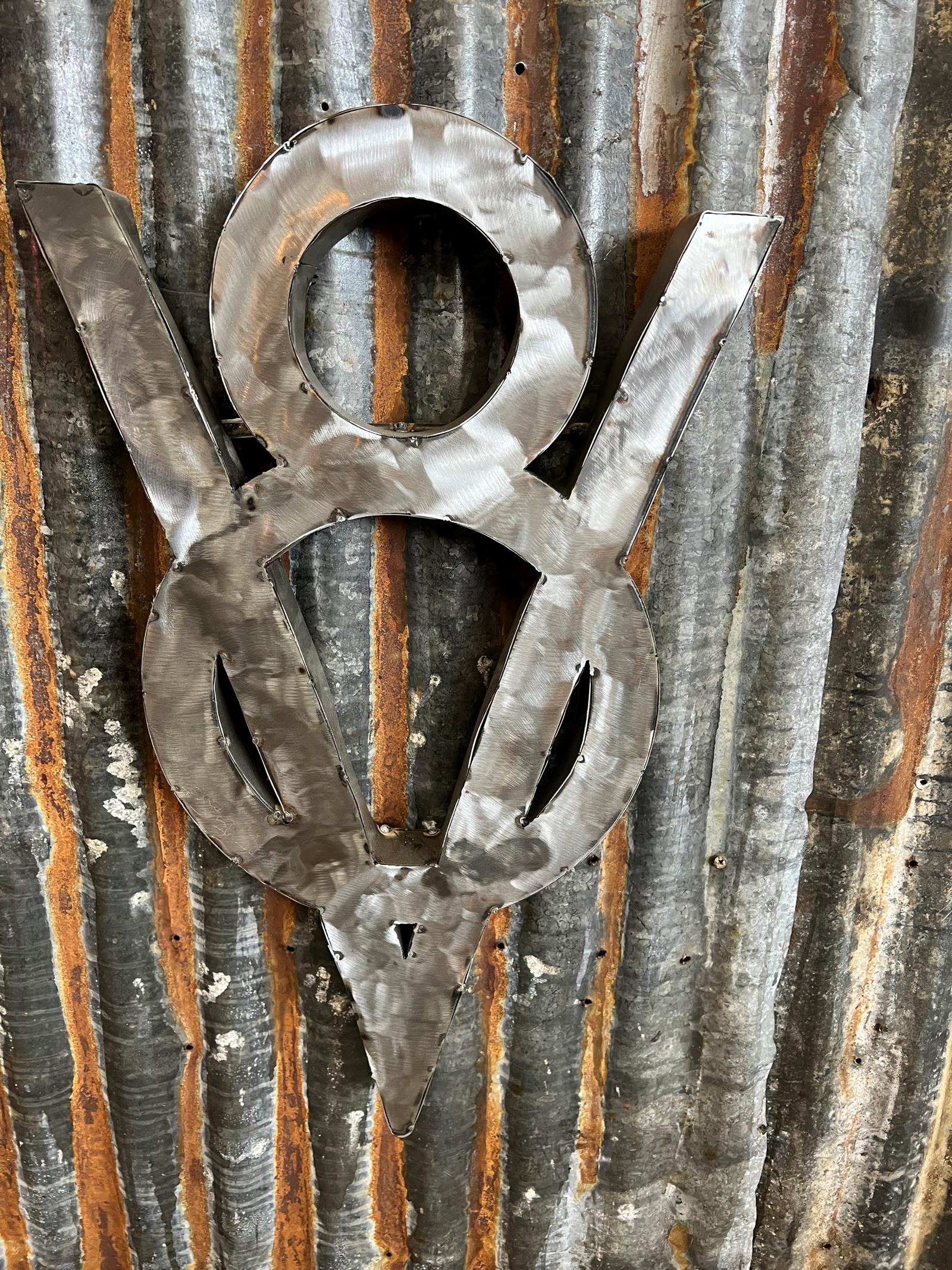 V8 sheet metal sign  0