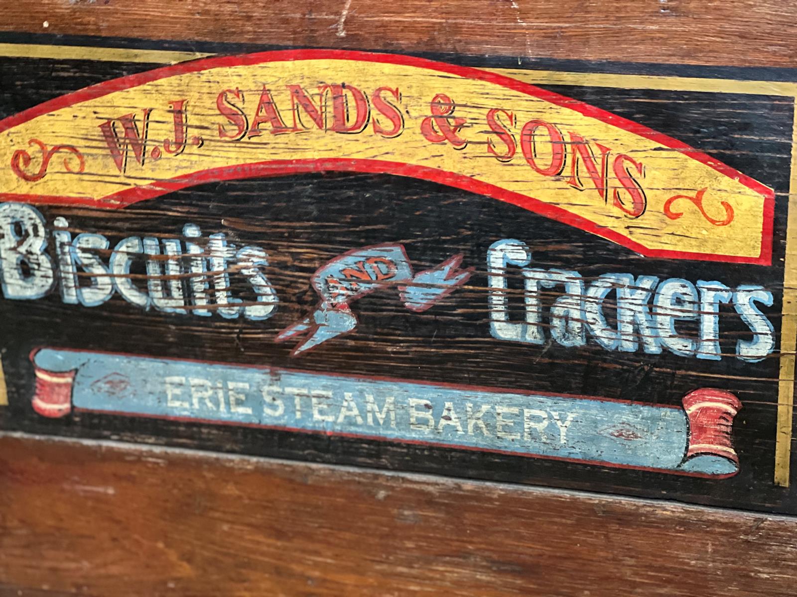 W.J. Sands Biscuits Cracker box  0