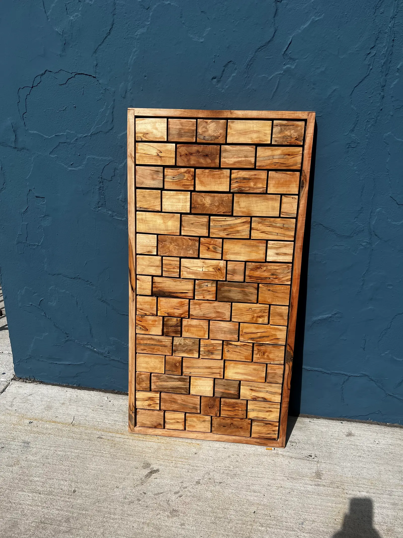 Wood rectangle art  2