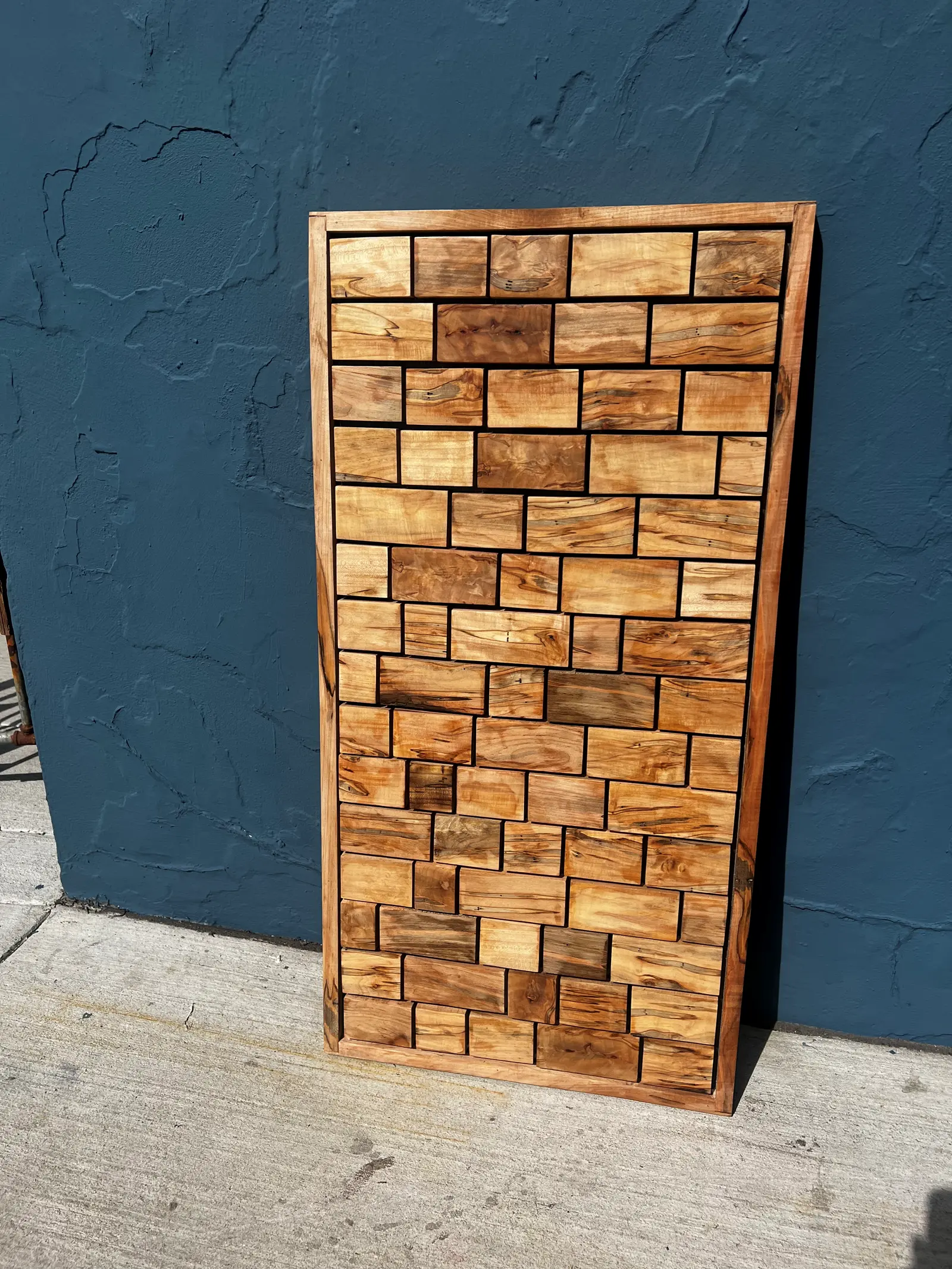 Wood rectangle art  3